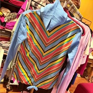 Colorful Striped Hoodie